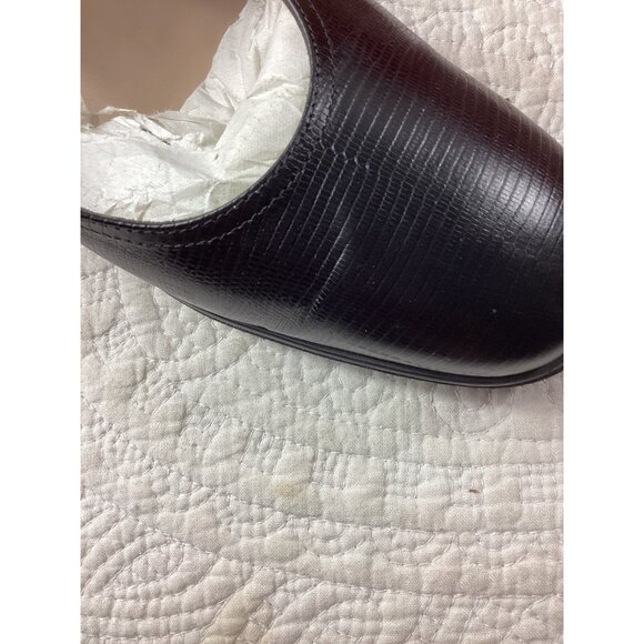Salvatore Ferragamo Donnina Italian Womens Black Leather Shoes*Pumps*Size 8*NIB - Picture 14 of 14